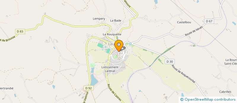 localisation de l'entreprise AURIOL CLAUDE ET MARTHE à LAUTREC