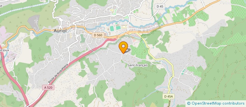 localisation de l'entreprise AURIOL EN SOL  AURIOL