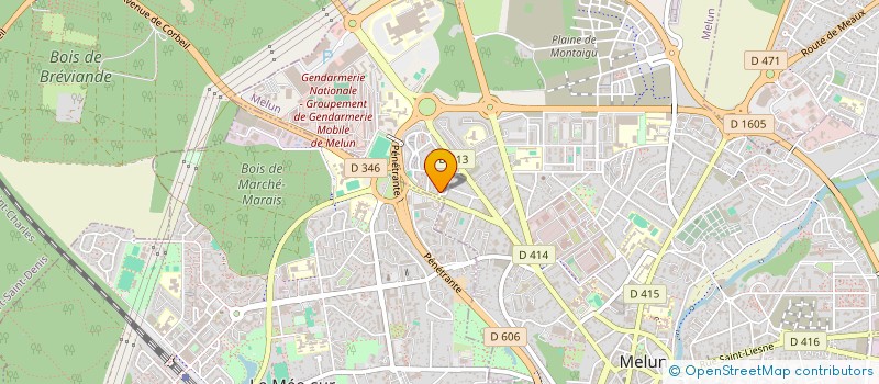 localisation de l'entreprise AURIOL NETTOYAGE SERVICES à MELUN