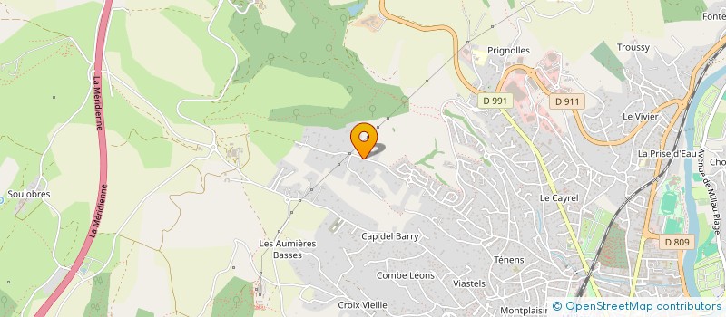 localisation de l'entreprise AURIOL RACE WORLD à MILLAU