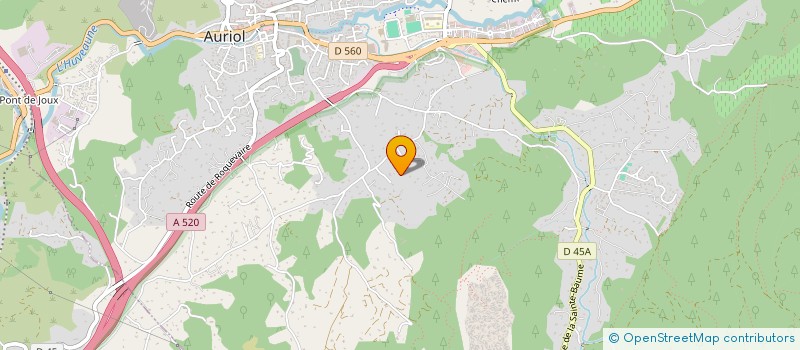 localisation de l'entreprise AURIOL RENOV'  AURIOL