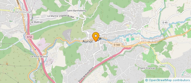 localisation de l'entreprise AURIOL SERVICES à AURIOL