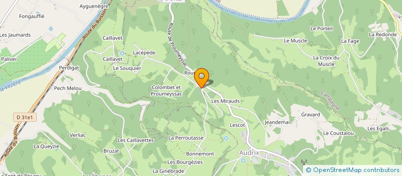 localisation de l'entreprise AURION  MEURSAC