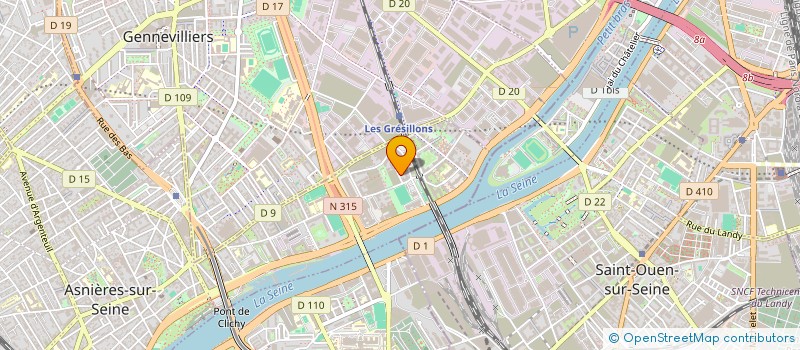 localisation de l'entreprise AURION STRATEGIE  ASNIERES-SUR-SEINE