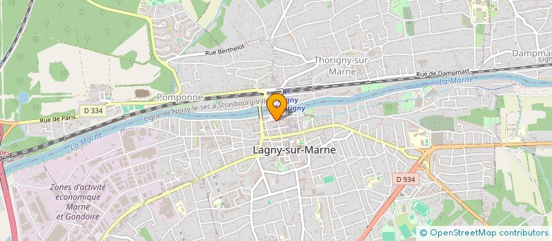 localisation de l'entreprise AURION VIDEO  LAGNY-SUR-MARNE