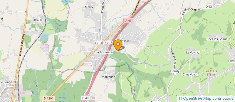 localisation de l'entreprise AURIS 3  SAINT-FELIX