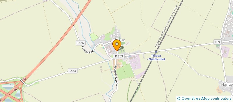 localisation de l'entreprise AURIS à THIEUX
