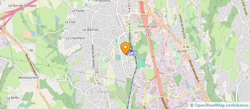 localisation de l'entreprise AURIS SERVICES à DARDILLY