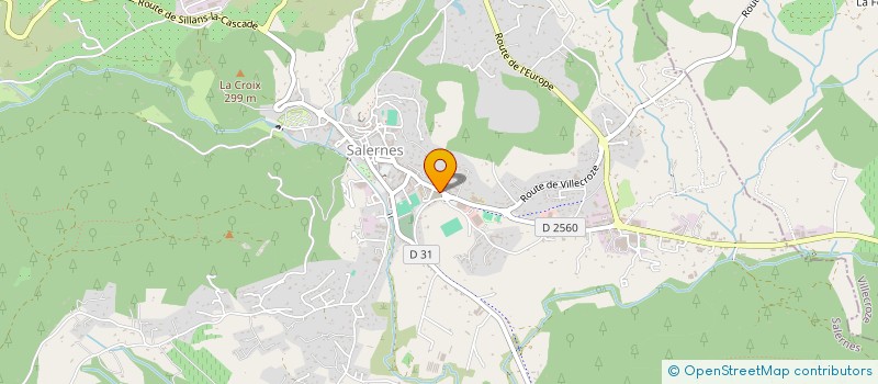 localisation de l'entreprise AURISA à SALERNES