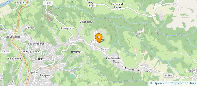 localisation de l'entreprise AURISEE  FLAGNAC