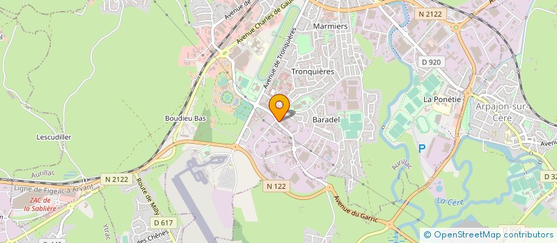 localisation de l'entreprise AURITOIT à AURILLAC