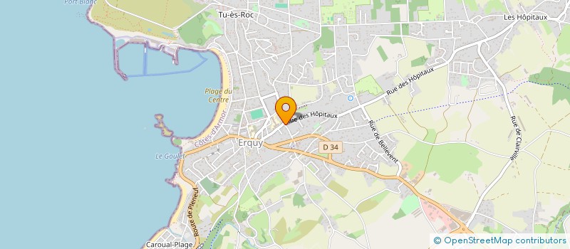 localisation de l'entreprise AURITUS  ERQUY