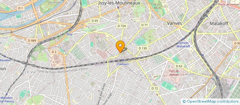 localisation de l'entreprise AURIVA GESTION à ISSY-LES-MOULINEAUX