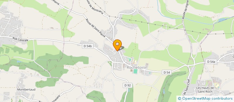 localisation de l'entreprise AURIZON  ROCHETOIRIN