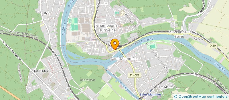 localisation de l'entreprise AURJES  CHAMPAGNE-SUR-SEINE