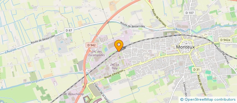 localisation de l'entreprise AURLAET  CARPENTRAS