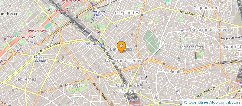 localisation de l'entreprise AURLANE LOG à PARIS