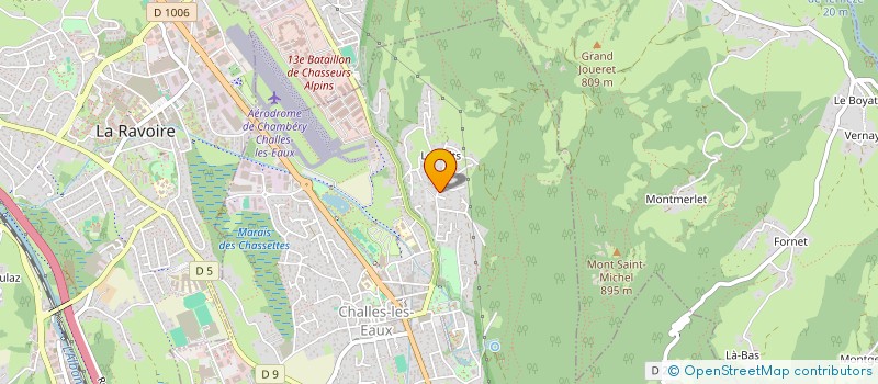 localisation de l'entreprise AURLEA GESTION  CHALLES-LES-EAUX