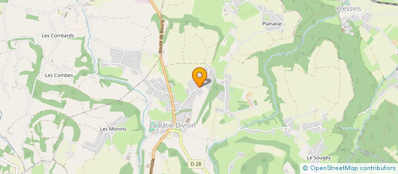 localisation de l'entreprise AURLEANE  LES ABRETS EN DAUPHINE