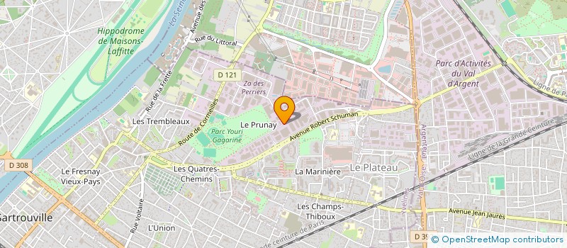 localisation de l'entreprise AURMANET  SARTROUVILLE