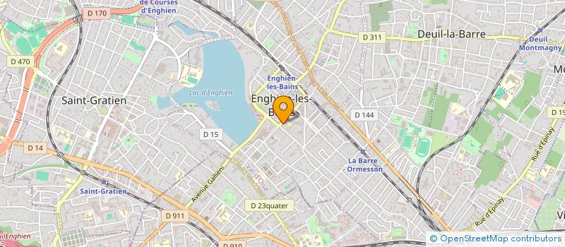 localisation de l'entreprise AURME à ENGHIEN-LES-BAINS