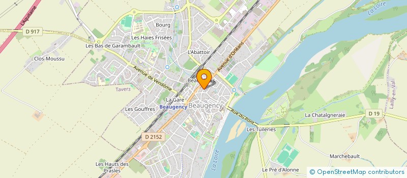 localisation de l'entreprise AURMENCE  BEAUGENCY