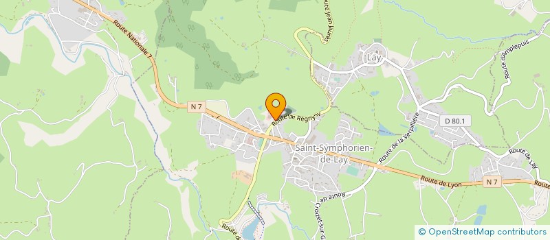 localisation de l'entreprise AURMIRE (SOCIETE)  SAINT-SYMPHORIEN-DE-LAY