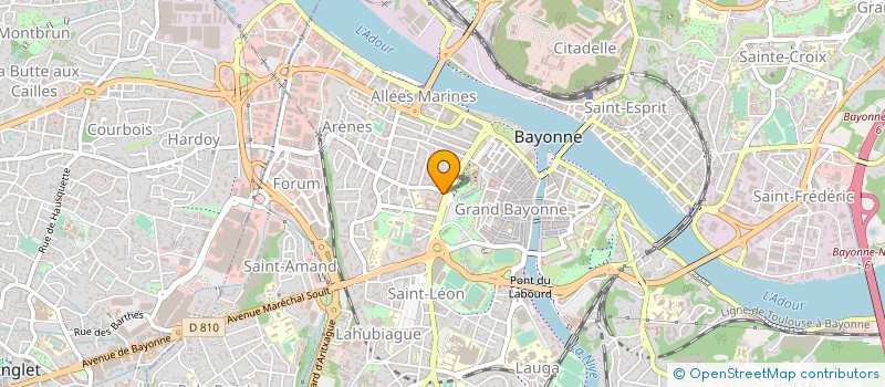 localisation de l'entreprise AURNAGUE PINATEL AVOCATS à BAYONNE