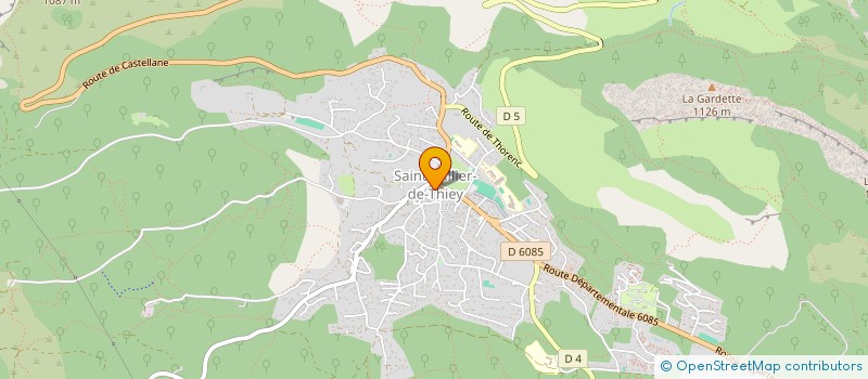 localisation de l'entreprise AURO à SAINT-VALLIER-DE-THIEY