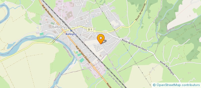 localisation de l'entreprise AUROBEN  BALBIGNY