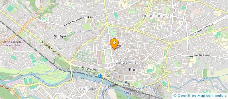 localisation de l'entreprise AUROC à PAU