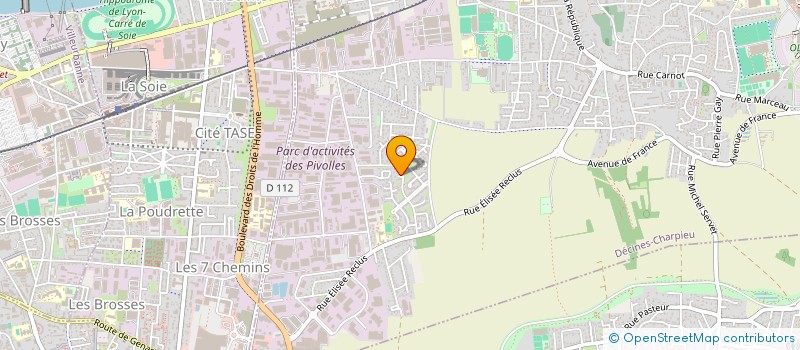 localisation de l'entreprise AUROK  DECINES-CHARPIEU