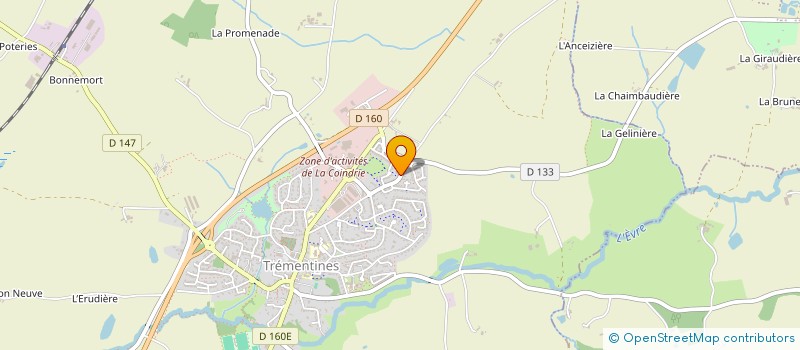 localisation de l'entreprise AUROLI  TREMENTINES