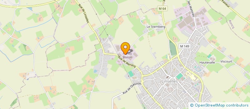 localisation de l'entreprise AUROM CONSEIL  LINSELLES