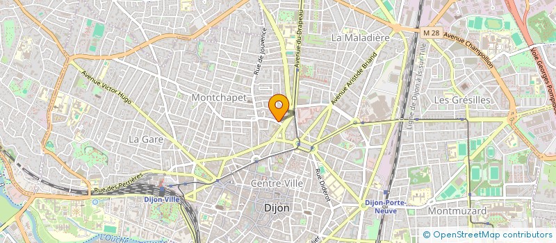 localisation de l'entreprise AUROM IMMO à DIJON