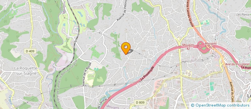 localisation de l'entreprise AURON LES CANAILLES  SAINT-ETIENNE-DE-TINEE