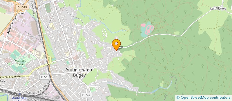 localisation de l'entreprise AUROPHARMA  AMBERIEU-EN-BUGEY