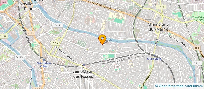 localisation de l'entreprise AUROPHIL à SAINT-MAUR-DES-FOSSES