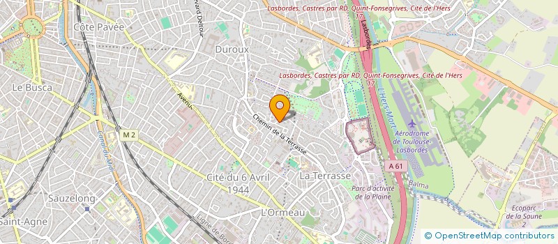 localisation de l'entreprise AUROR@.COM à TOULOUSE