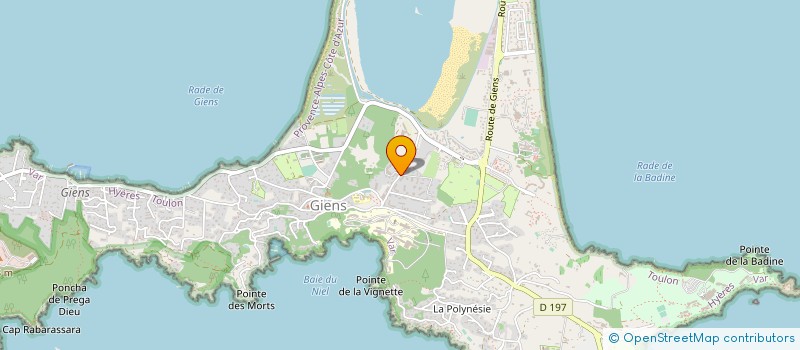 localisation de l'entreprise AURORA  HYERES