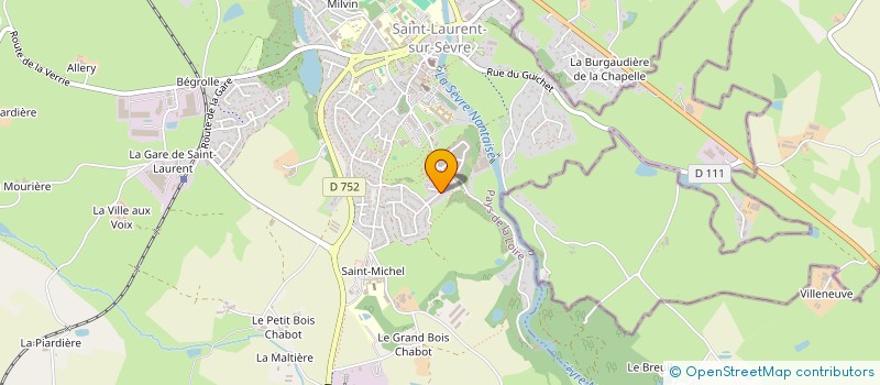 localisation de l'entreprise AURORA à SAINT-LAURENT-SUR-SEVRE