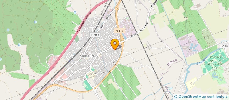 localisation de l'entreprise AURORA  MILHAUD