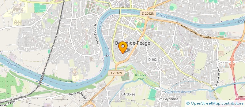 localisation de l'entreprise AURORA  BOURG-DE-PEAGE