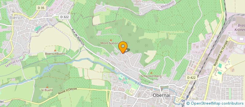 localisation de l'entreprise AURORA  OBERNAI