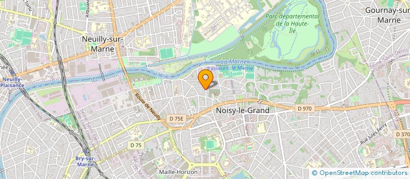 localisation de l'entreprise AURORA à NOISY-LE-GRAND