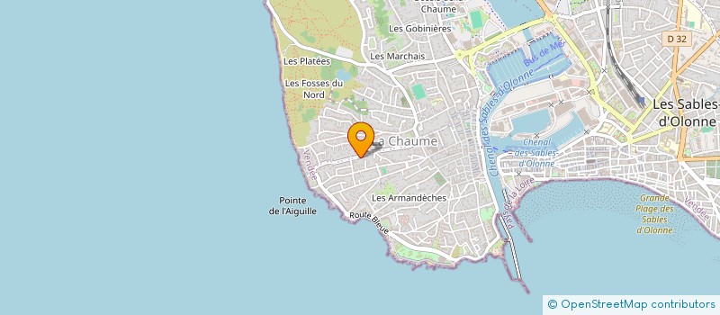 localisation de l'entreprise AURORA BOREALIS à LES SABLES D'OLONNE