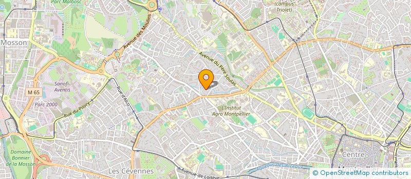 localisation de l'entreprise AURORA ENERGIE à MONTPELLIER