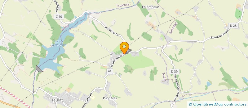 localisation de l'entreprise AURORA FINANCES & INVESTISSEMENTS  TEULAT