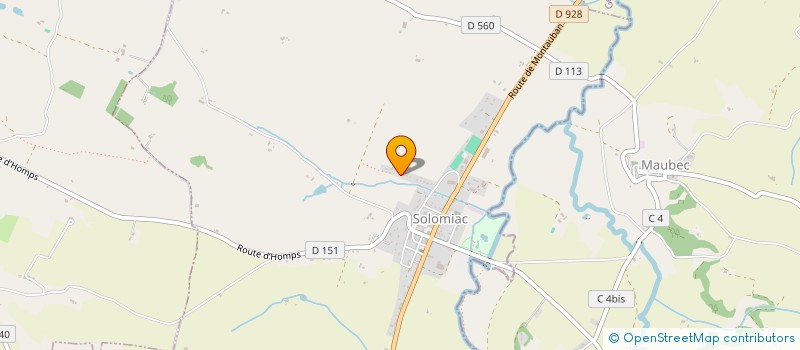 localisation de l'entreprise AURORA LIFE  SOLOMIAC