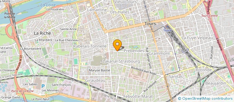 localisation de l'entreprise AURORAKEYS à TOURS